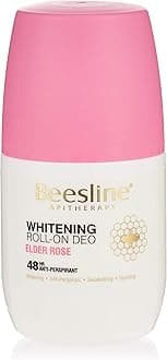 Beesline Whitening Roll-On Fragrances Deo Elder Rose Deodorant, 48 Hours Anti-Perspirant, Deodorizing, Soothing, Alum Rock, Bee Propolis Teflose for Skin Ecology, 50ml
