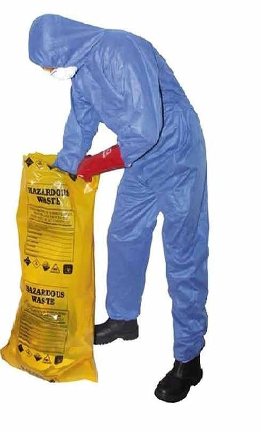 Mcintyre Disposable Polypropylene White or Blue Boiler Suit Coverall Overall Lab Coat