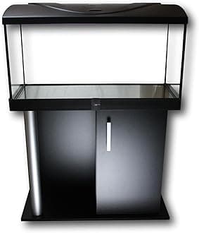 Diversa AQUARIUM WITH LID AND STAND/CABINET Professional Fish Tank - Real Glass, Standard Rectangle (200 Litre Set)
