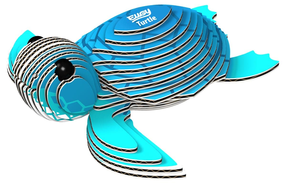 EUGY 038 Turtle Eco-Friendly 3D Paper Puzzle