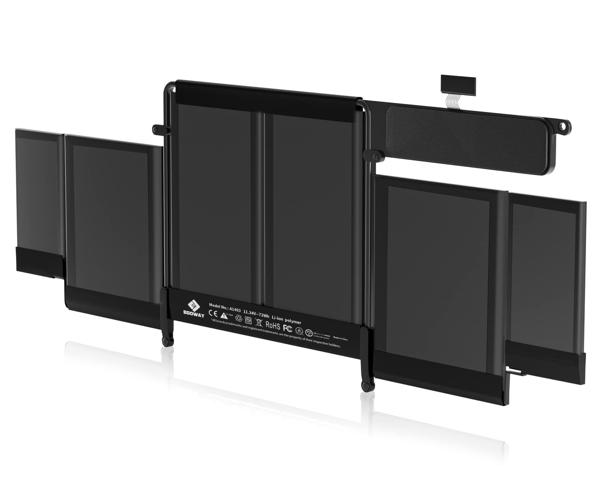 A1502 Battery, Egoway A1493 A1582 Replacement Laptop Battery for MacBook Pro 13-inch Retina (Late2013 Mid2014 Early2015), Easy-to-Install with Tools, EMC2678 2835 2875