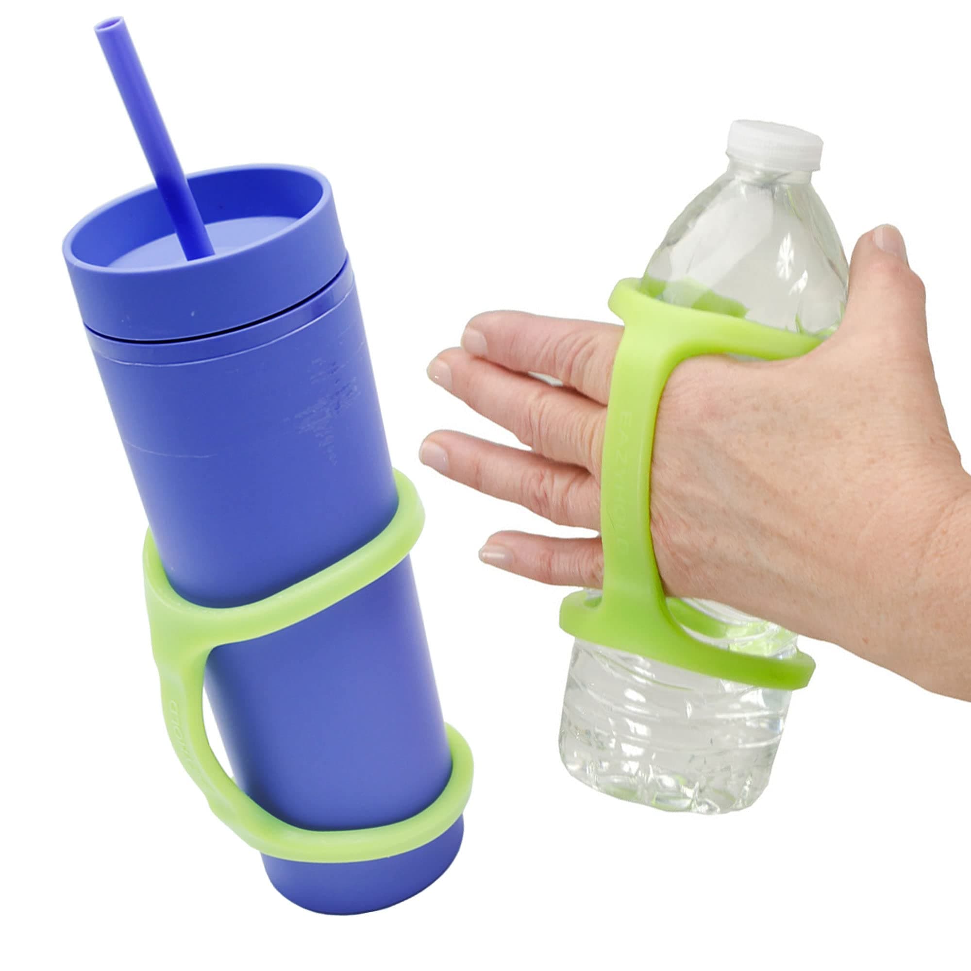 Adaptive Handle for Sports, Tools, Cups and Bottles for Kids, Adults, Veterans, Seniors, Independent Living Accessory for Weak Grip, Stroke, Cerebral Palsy, Arthritis (2 Pack)