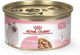 Feline Health Nutrition Kitten Thin Slices in Gravy Cat Food, 3 oz (Pack of 24)