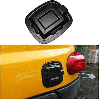 Car Gas Cap Fuel Cover for Toyota FJ Cruiser 2007 2008 2010 to 2020 2021 2022, Black Oil Tank Trim Add On,for FJ Cruiser Gas Tank Cap Cover