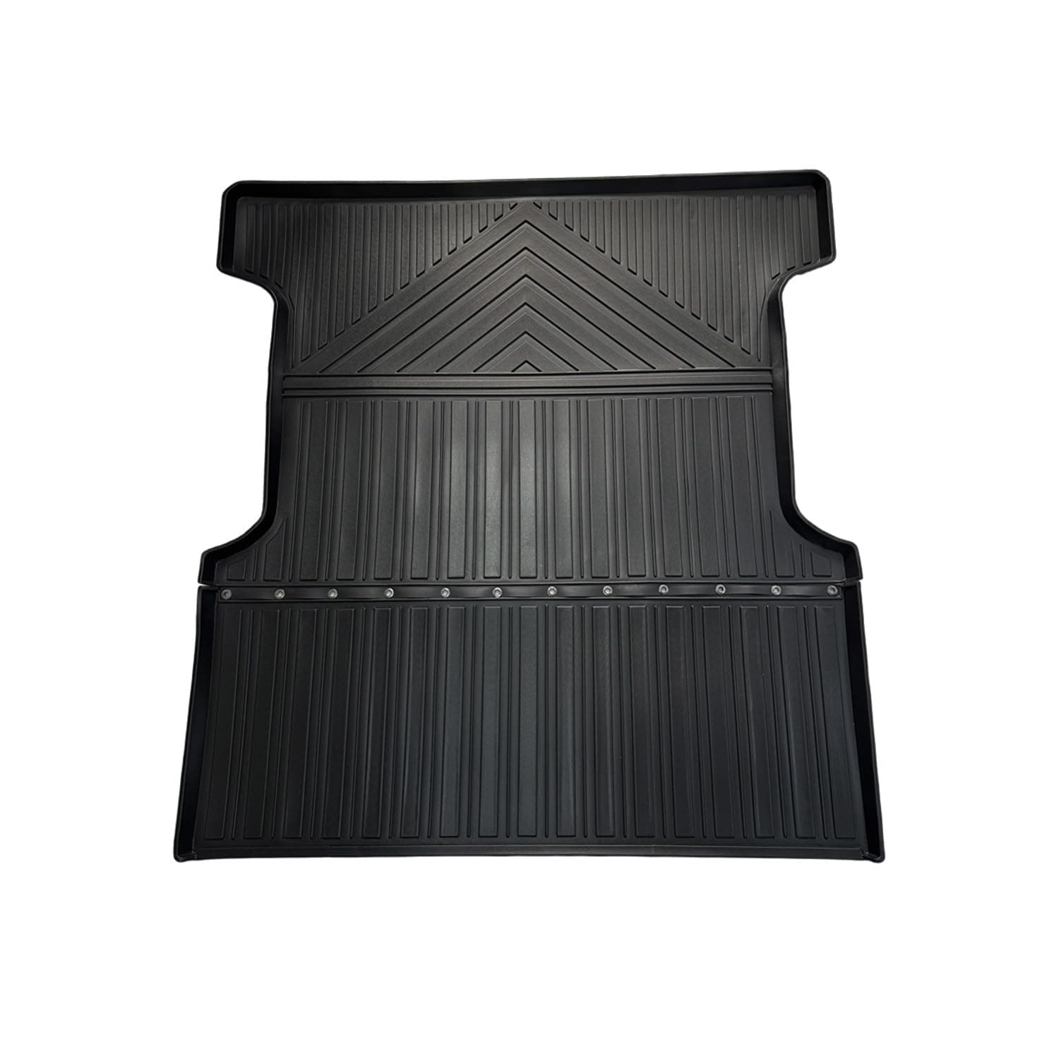 TuningPros TM-1037 Car Trunk Mats Set Compatible with 2022-2024 Toyota Tundra CrewMax | 1 pcs Cargo Liner Black Car Mats | Custom Fit Non-Slip Rubber Trunk Cover Mat