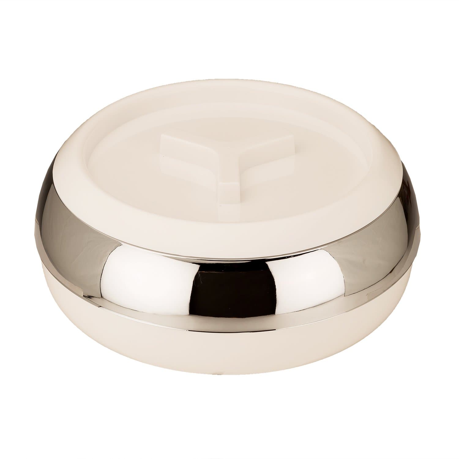 Jaypee Plus Plastic Polo Casserole, 2.5 Litres/25Cm, Jppolou2500W, White