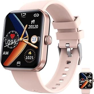 TedmAr Blood Glucose Smart watch, Android Smart Watch Text and Call for Women Mens Kids 10-12 Girls Boys, Sports Fitness Smart Watch with Blood Sugar Monitor,Pink