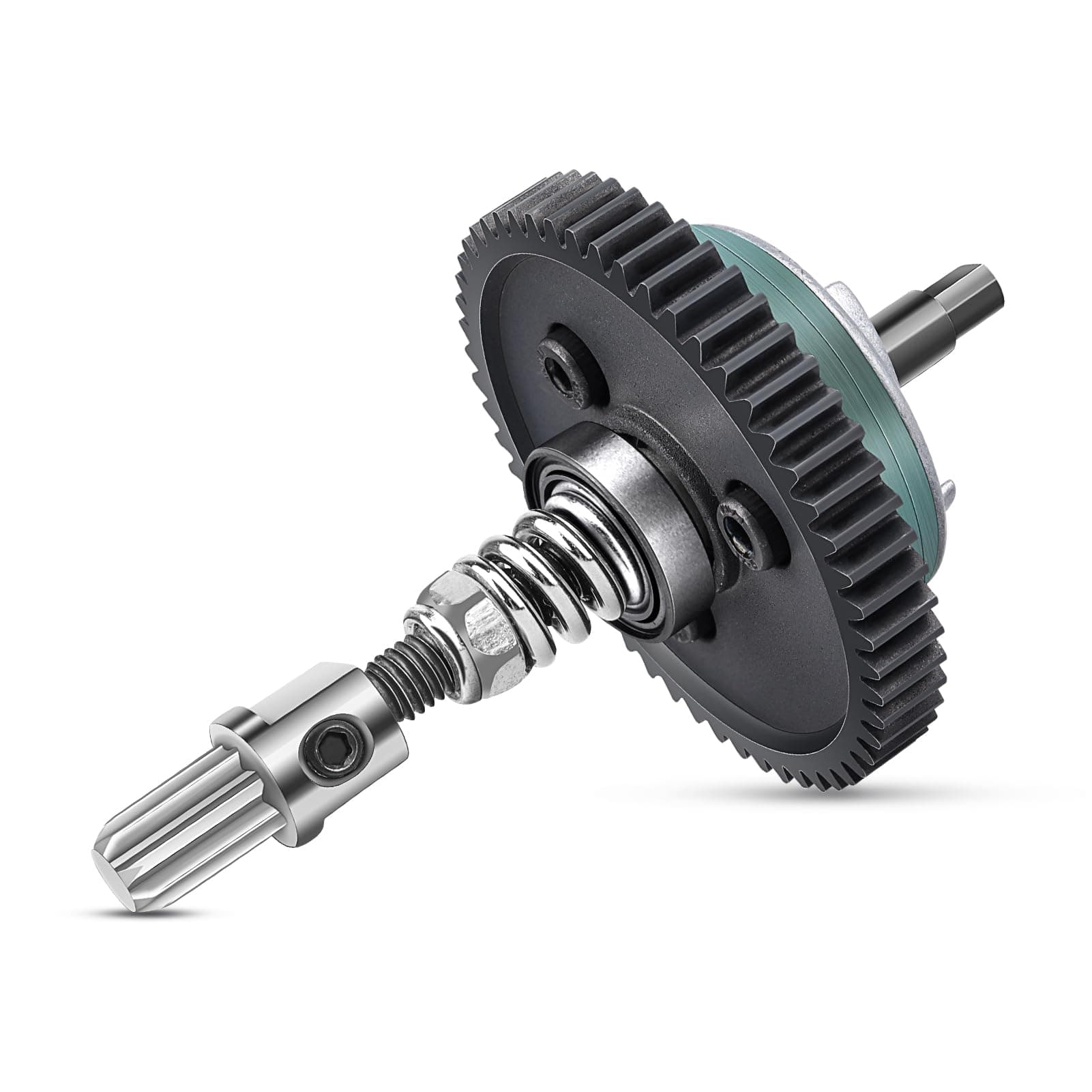 6878 Complete Slipper Clutch Assembly Steel Metal Diff Gear Compatible with Traxxas Slash 4X4/ Stampede 4X4/ Rustler 4X4/ Raptor R/ST Rally