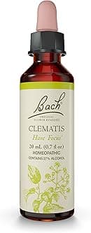 Bach Original Flower Remedies, Clematis - Have Focus - Natural Homeopathic Flower Essence for Emotional Balance - Vegan, Gluten Free, Sugar Free - 20mL Dropper