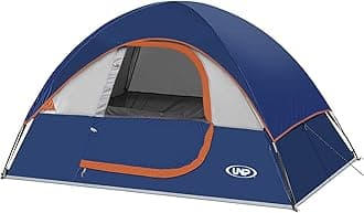 Camping Tent 2-4 Person, Waterproof Windproof Tent with Rainfly Easy Set up-Portable Dome Tents for Camping…