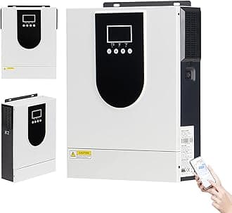 2000W/3200W Hybrid Solar Inverter With 80A MPPT Charge Controller - 12V/24V-220V Pure Sine Wave for Home, Camper - Off Grid System