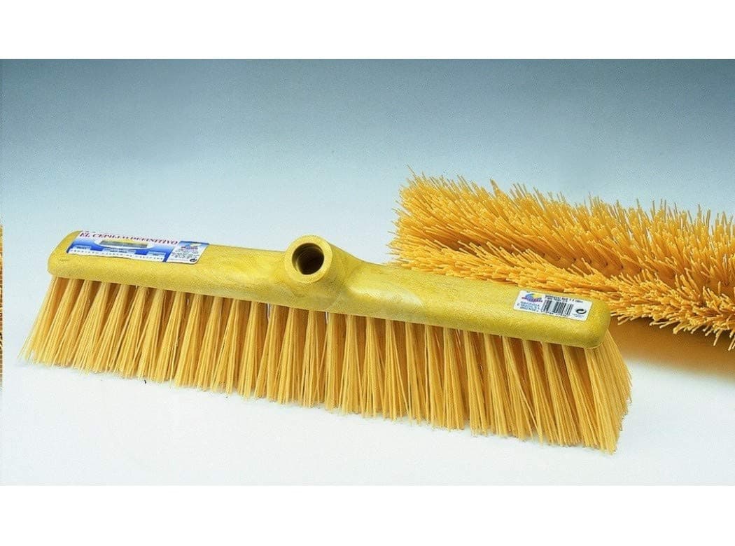 Leopard Street Broom, Plastic, Multicolour, 50 x 7 x 12 cm