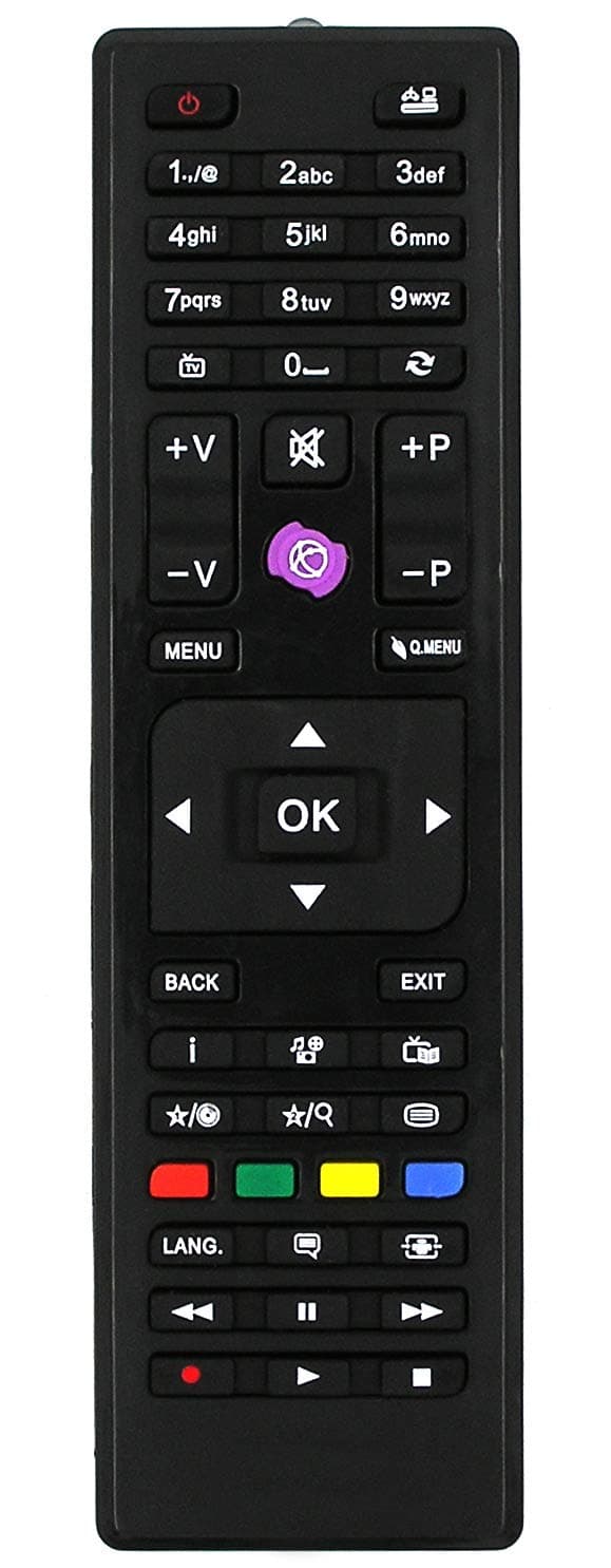 Alltro Replacement Remote Control for Telefunken TV D39F272N3 / D39F272N3CW