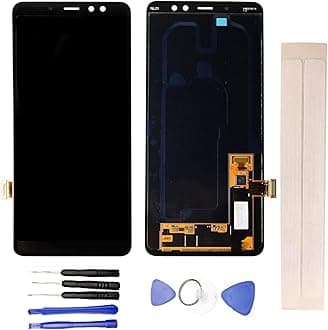 LCD Display & Replacement Touch Screen Digitizer Assembly with Free Tools for Galaxy A8+ A8 Plus 2018 A730 SM-A730F/DS Black