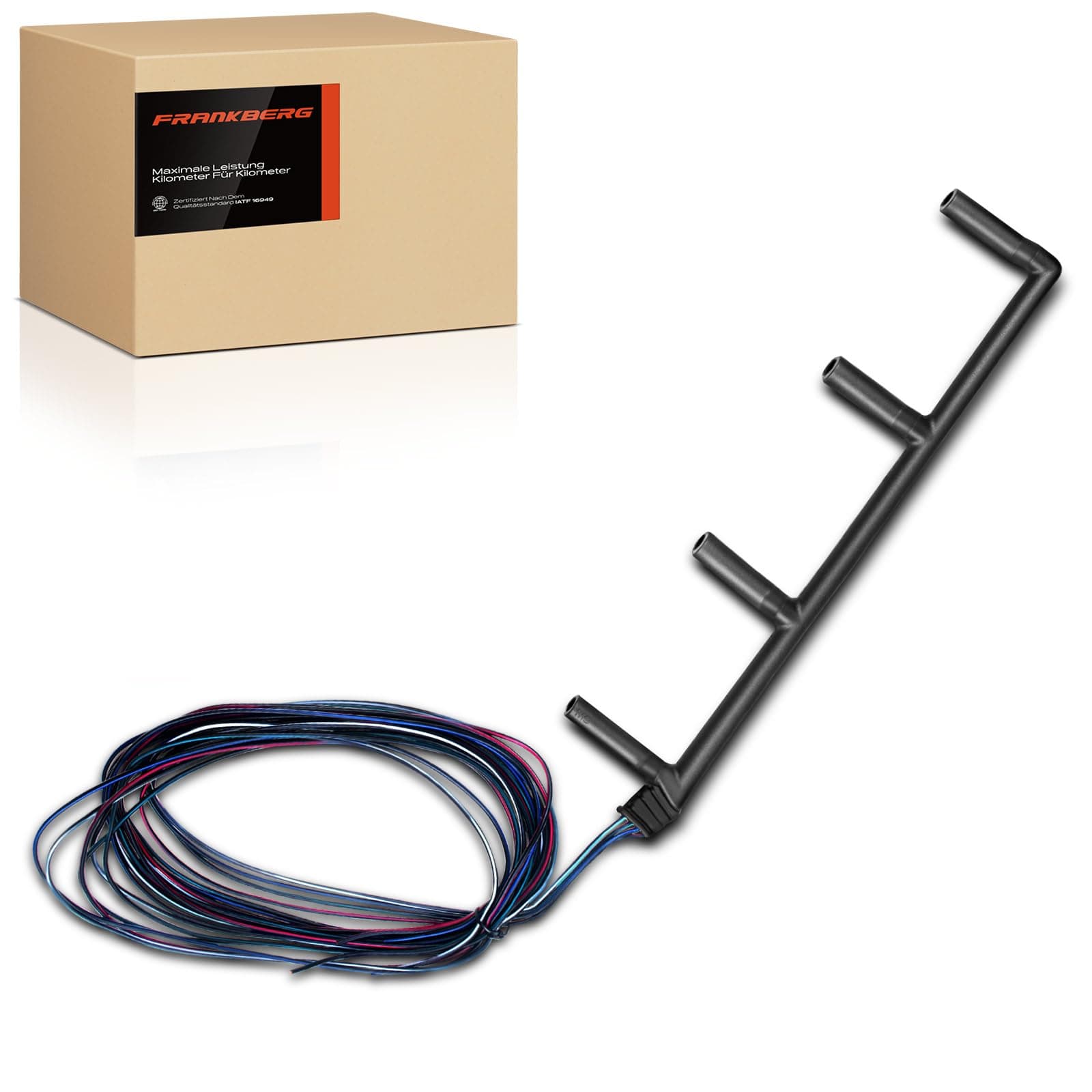 Frankberg Cable Set Contact Bridge Glow Plugs for Caddy III Golf V/Plus J-e-t-t-a M-u-l-t-i-v-a-n P-a-s-s-a-t Polo S-h-a-r-a-n T-o-u-r-a-n Transporter V 1.9L 2.0L 2001-2013 038971782C