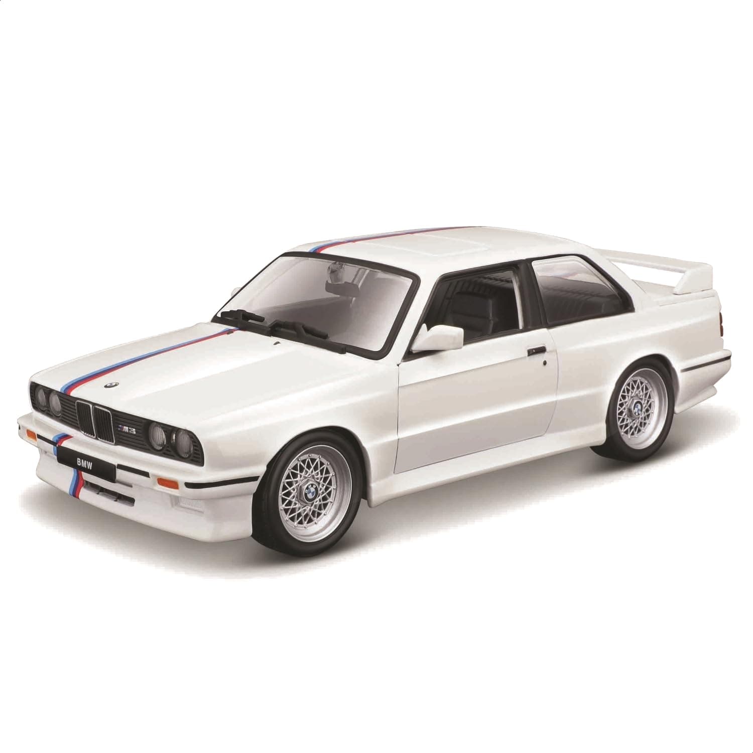 (E30 May Cheong Group 1:24 BMW M3 1988 White Car for Children from 3 Years 21100W, L