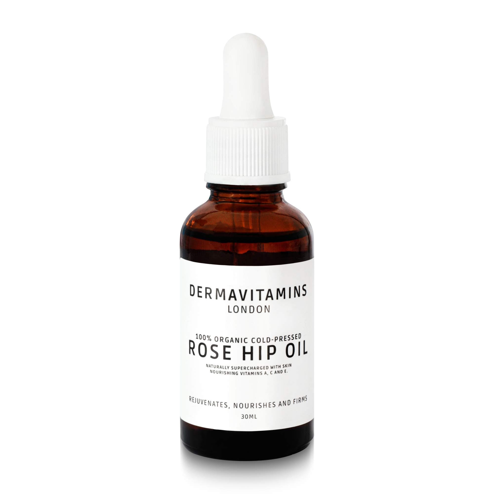 100% Organic Cold-Pressed Rose Hip Oil (30ml)