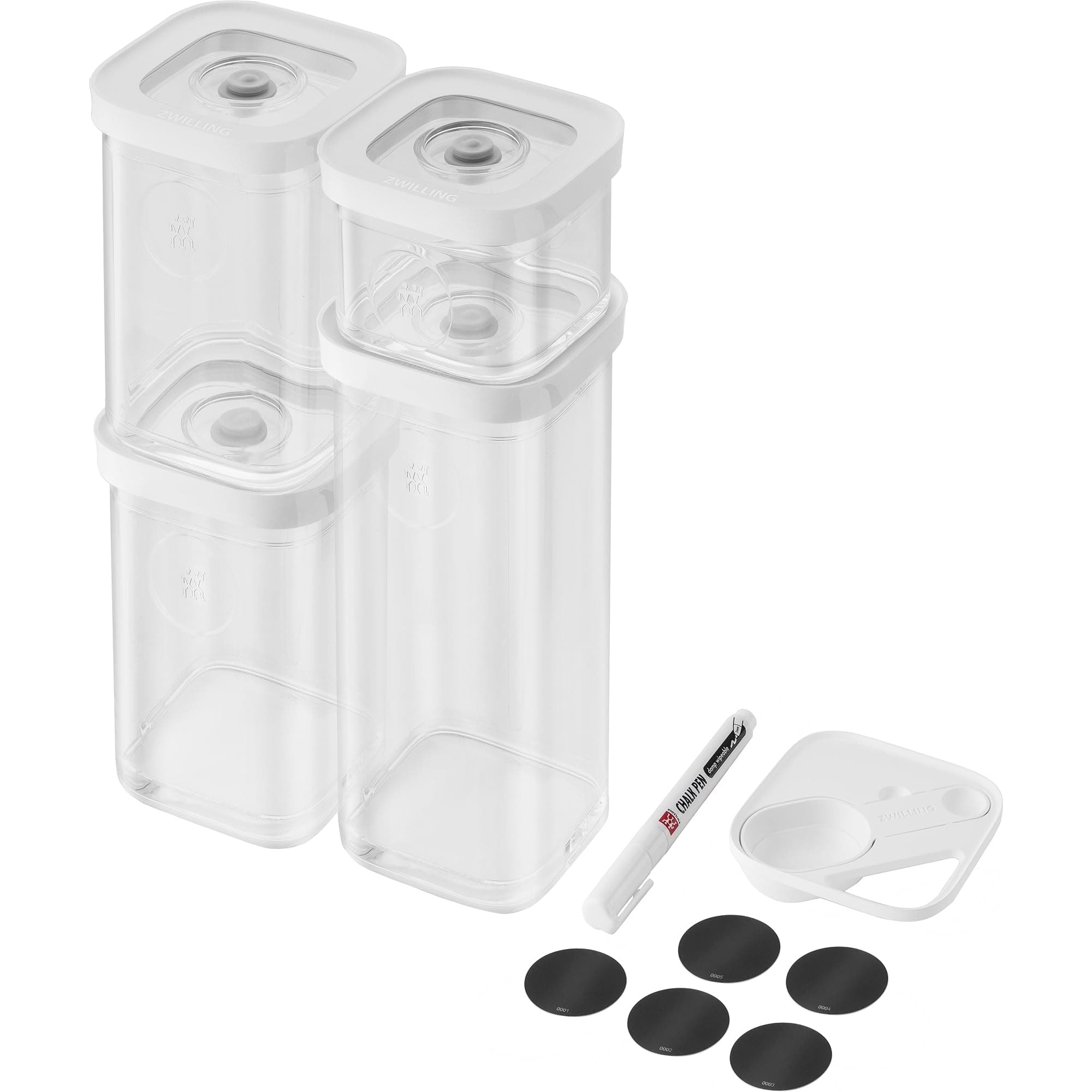 Fresh & Save Cube Box Food Storage Container, 3-pc, Clear
