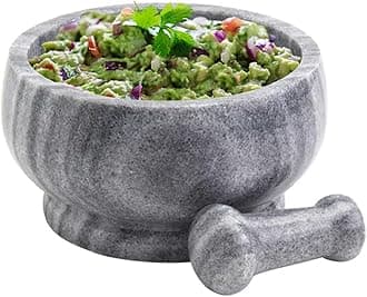 Casa Maria Natural Stone Mortar and Pestle - 8.5 inch