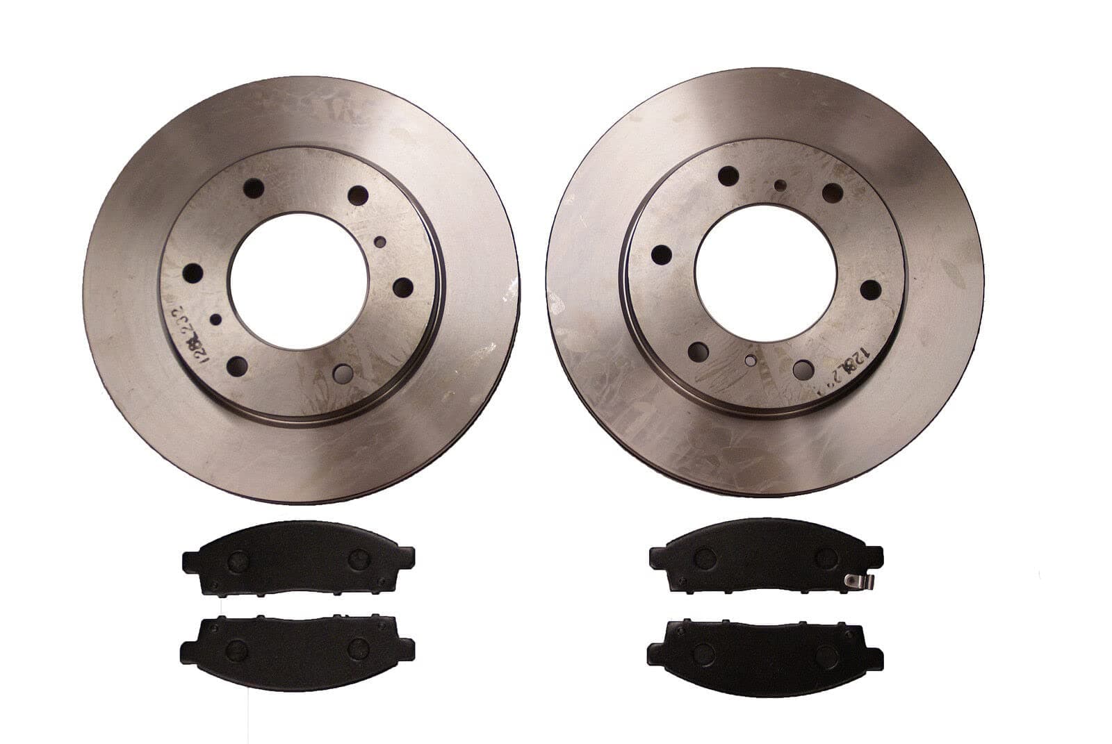 Front Brake Discs And Pads For Navara Pickup D40 2.5TD 5/2005>On (322mm)
