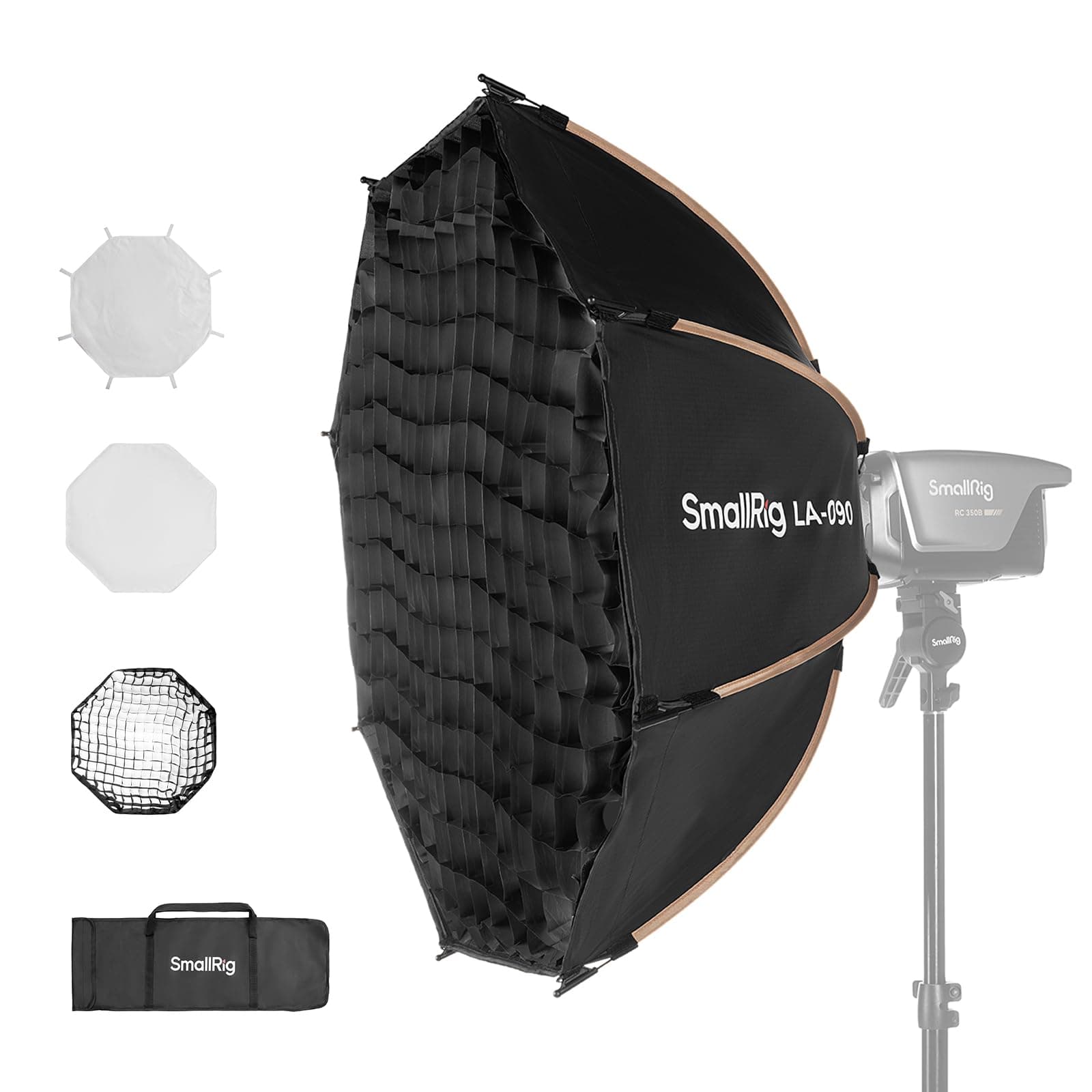 35"/90cm Softbox LA-O90 Quick Release Octagon Soft Box for Bowens Mount COB Lights for SMALLRIG for Neewer for Aputure for Godox - 4633