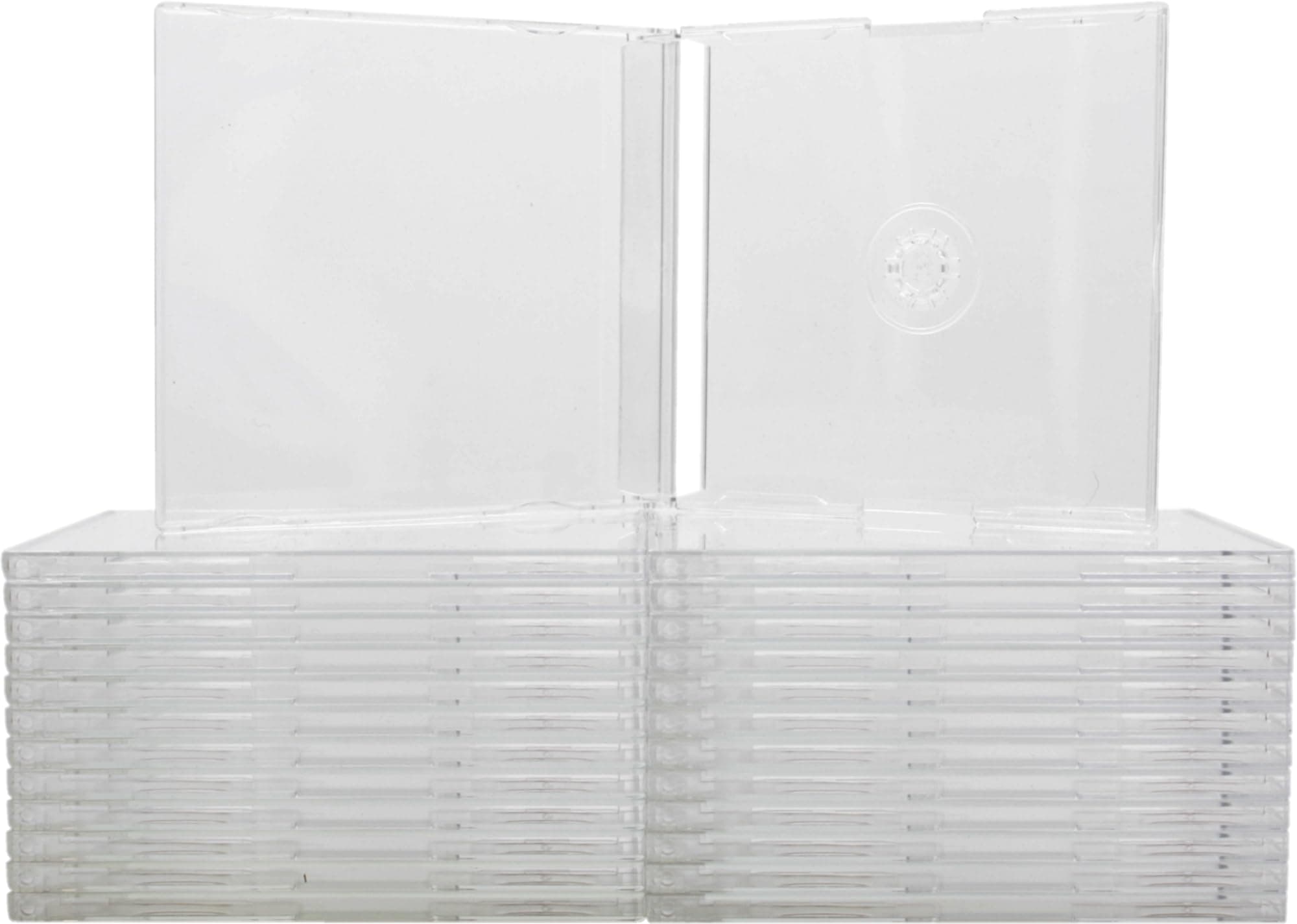 (25) Slimline Import CD-5 Jewel Boxes - Holds J Card Inserts, Used for Import CD Singles CDBS78