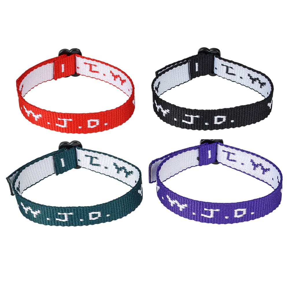 W.W.J.D. Webbing Bracelets | Set of 12 |