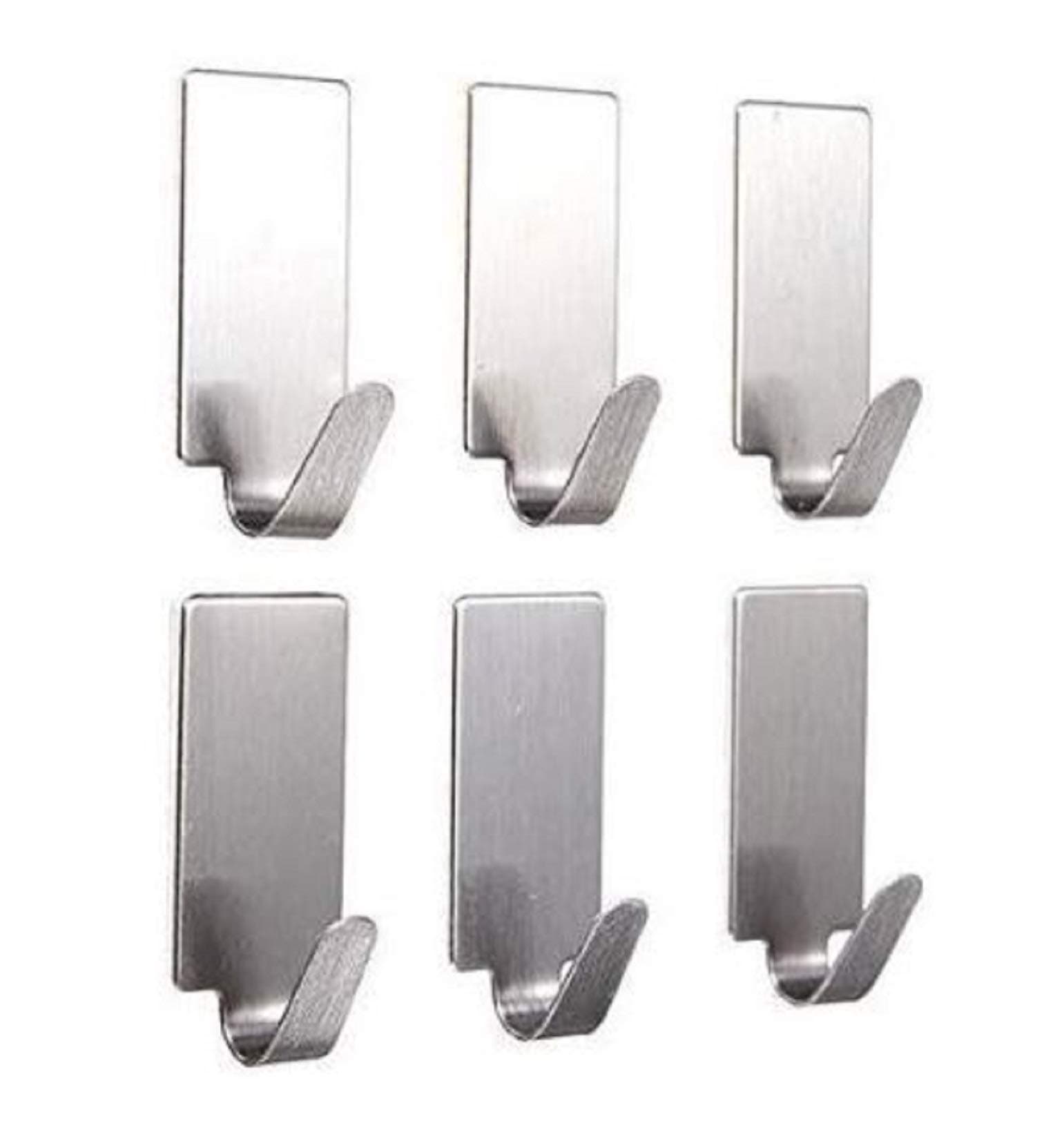 wall hook back sticker loadupto 2 kg 6 pc set