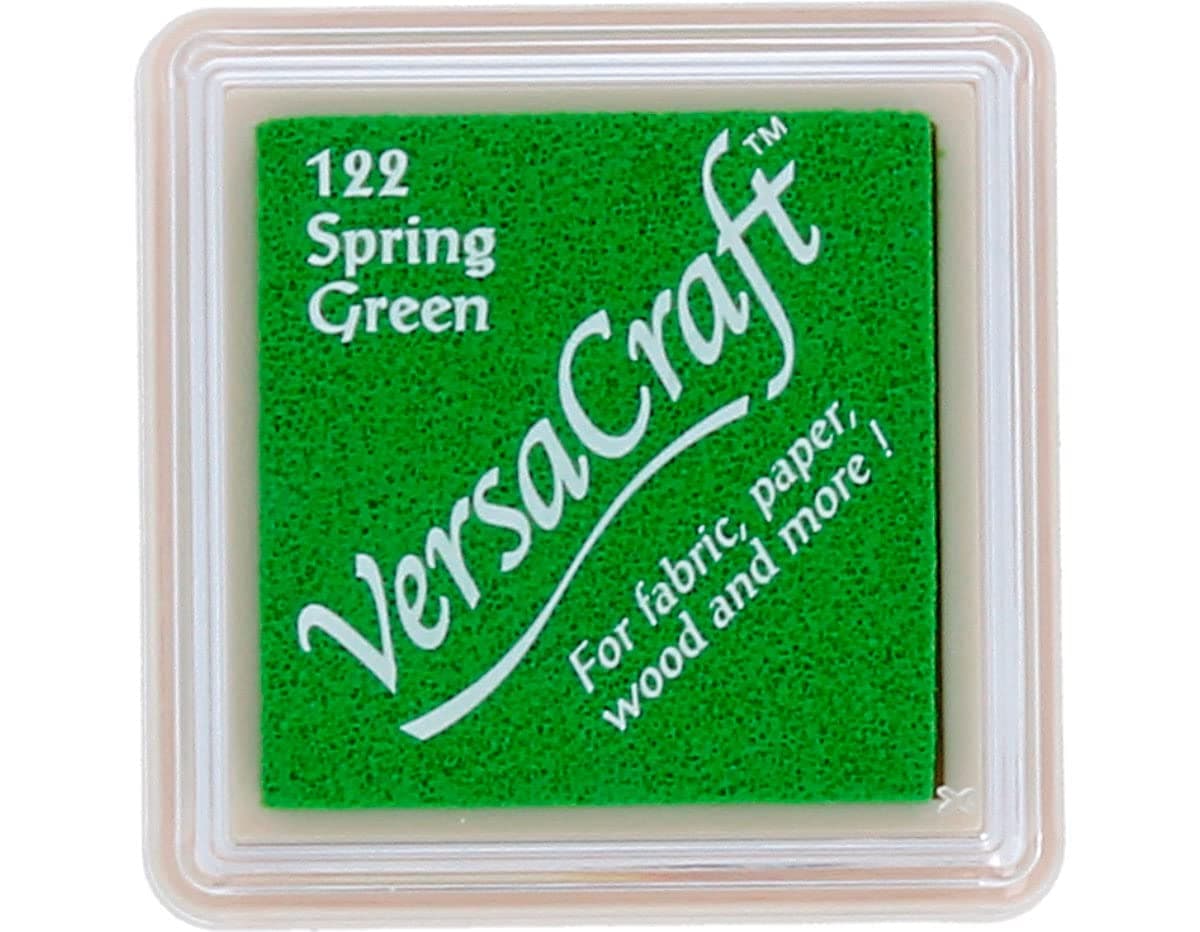 Tsukineko Versacraft Spring Green Pigment Ink Pad - Small