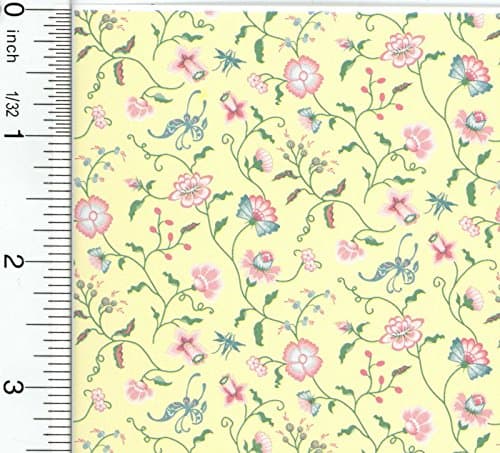 Brodnax Prints Dollhouse Wallpaper Papillion Raspberry