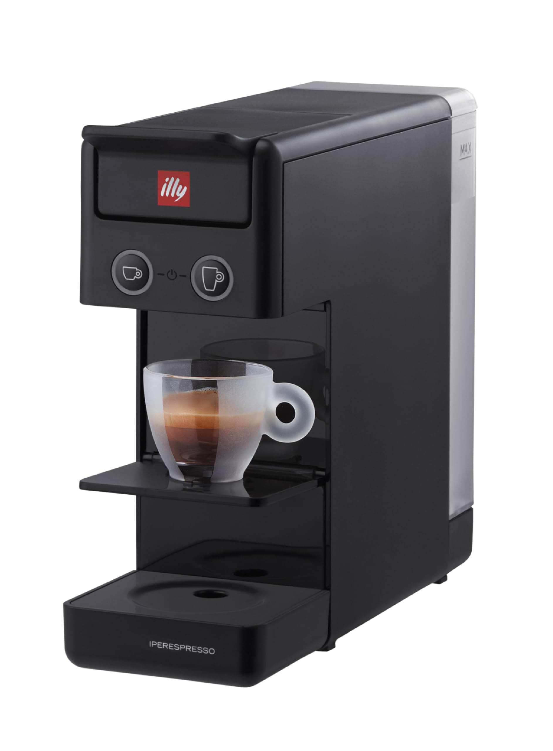 Illy Y3.3 Espresso Machine Single Serve Coffee Machine for IperEspresso Capsules Single Cup Espresso Maker (Black)