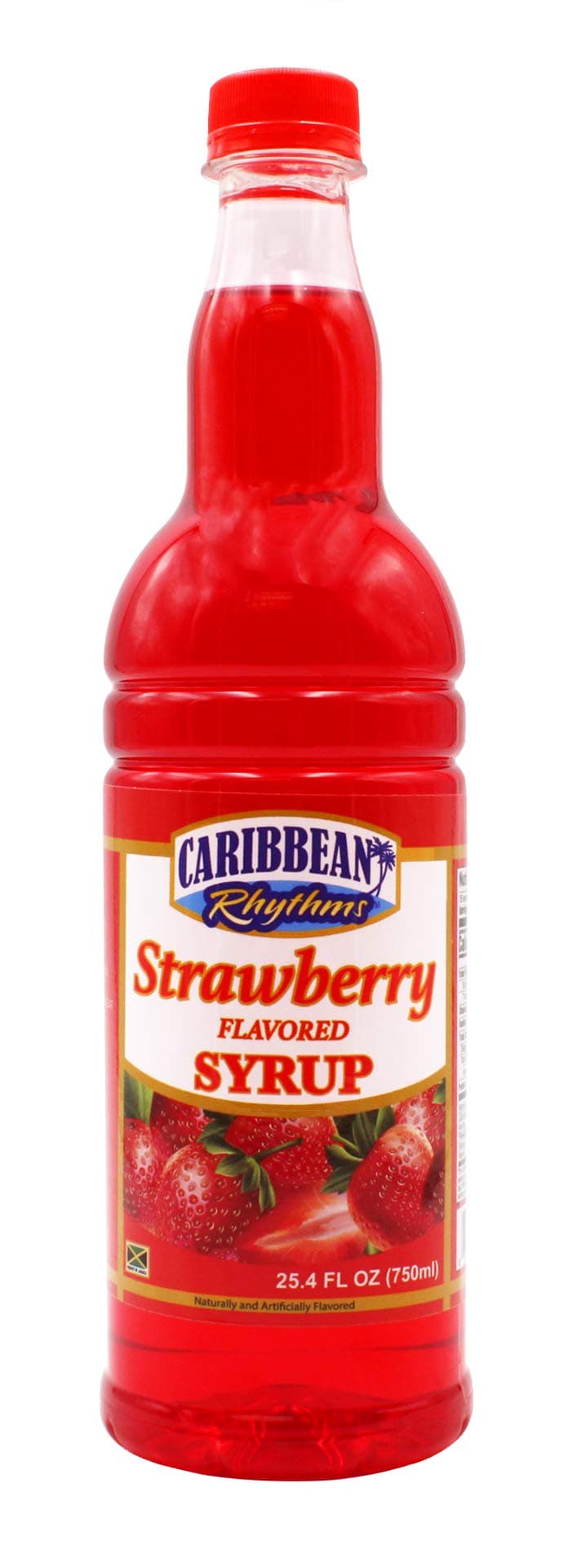 CARIBBEAN RHYTHMS Strawberry Syrup, 25.4 Oz