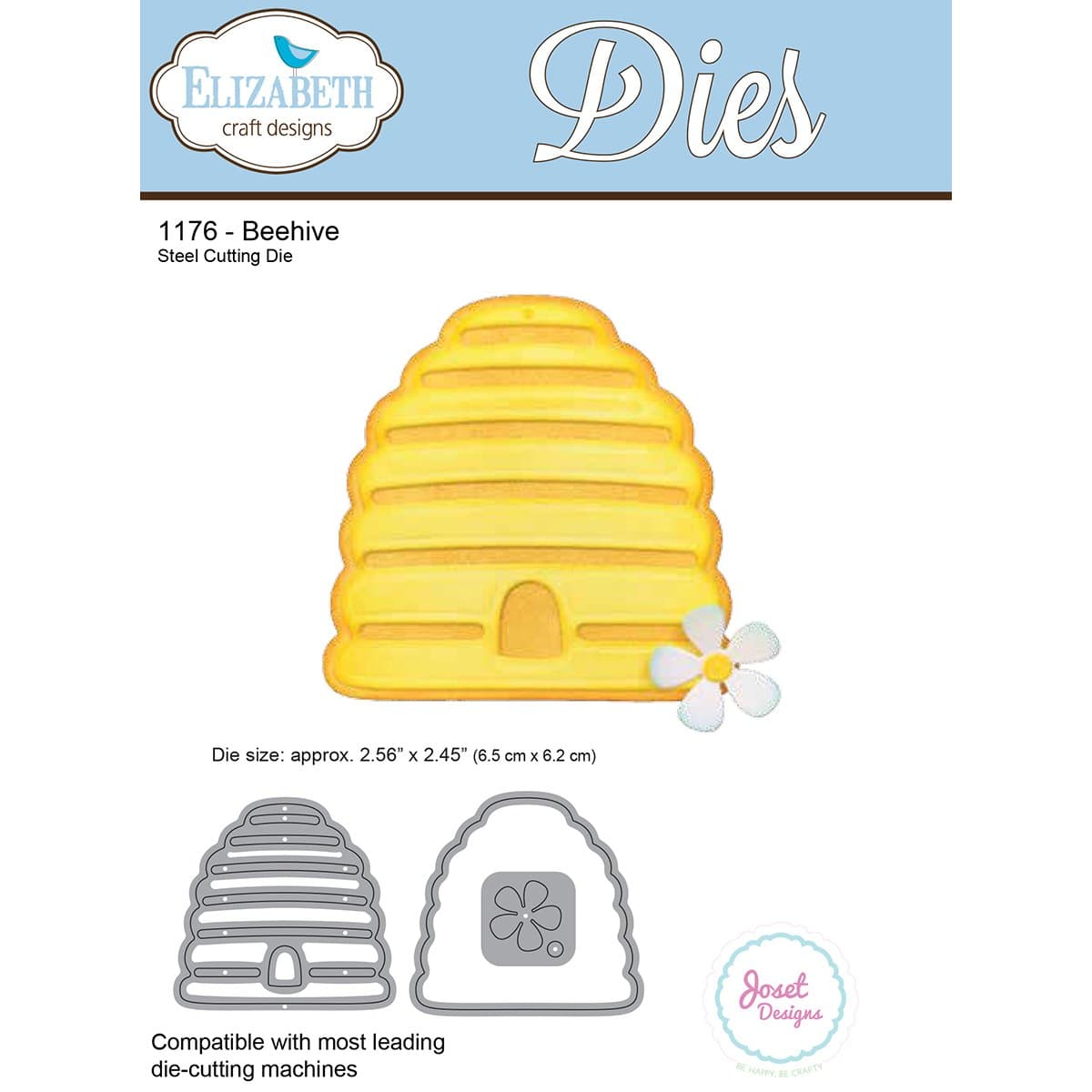 Elizabeth Craft Designs Beehive Die, Metal, Grey