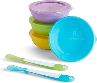 Jheppbay Munchkin Love-a-Bowls 10 Piece Feeding Set, Multicolor