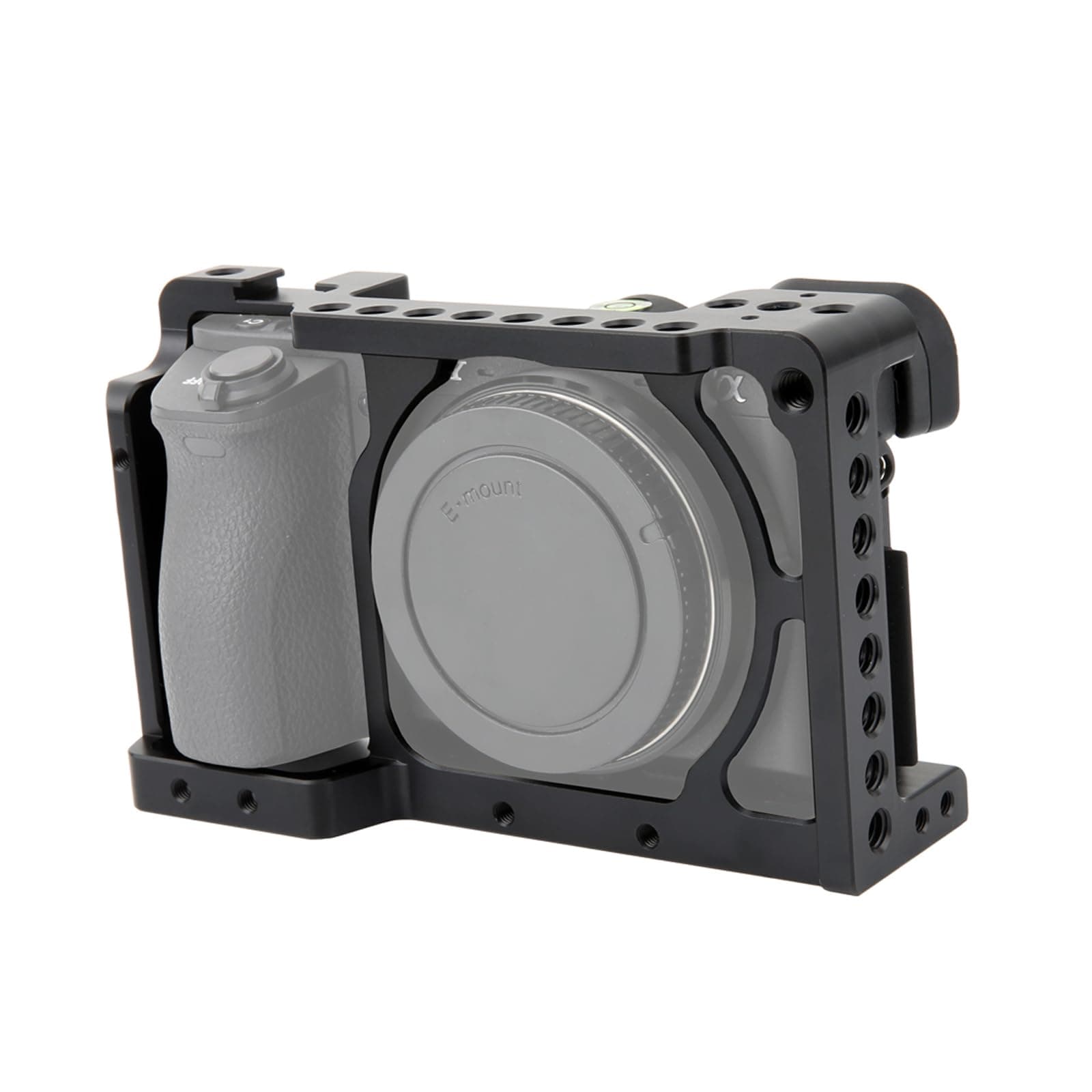Camera Cage for Sony A6300 A6400 A6100 A6000 with 1/4 Thread and Cold Shoe - 083