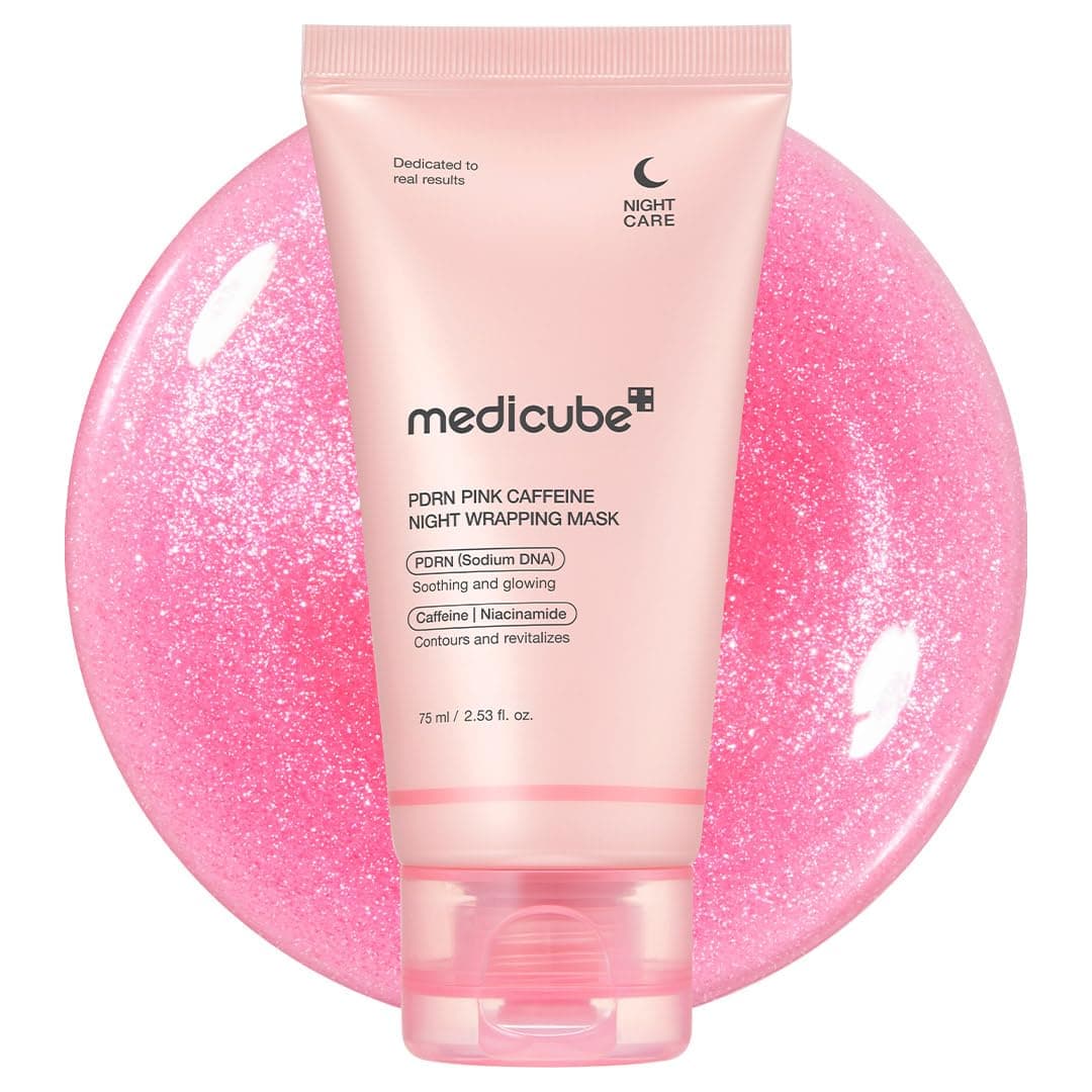 Medicube PDRN Night Wrapping Mask 75ml, High Moisturizing Peel-off Pack, Skin Texture, Firmness, Radiance, Water Glow, Pores, Skin Care, Dryness, Sensitive Skin, Korean Cosmetics
