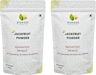 Jackfruit Powder Gluten Free,| Anti Acne | Supports Digestive Health | Boosts Immunity | Improves Vision |Organic & Natural Ingredients | 200 gm (2 x 100gm) (Pack of 2)