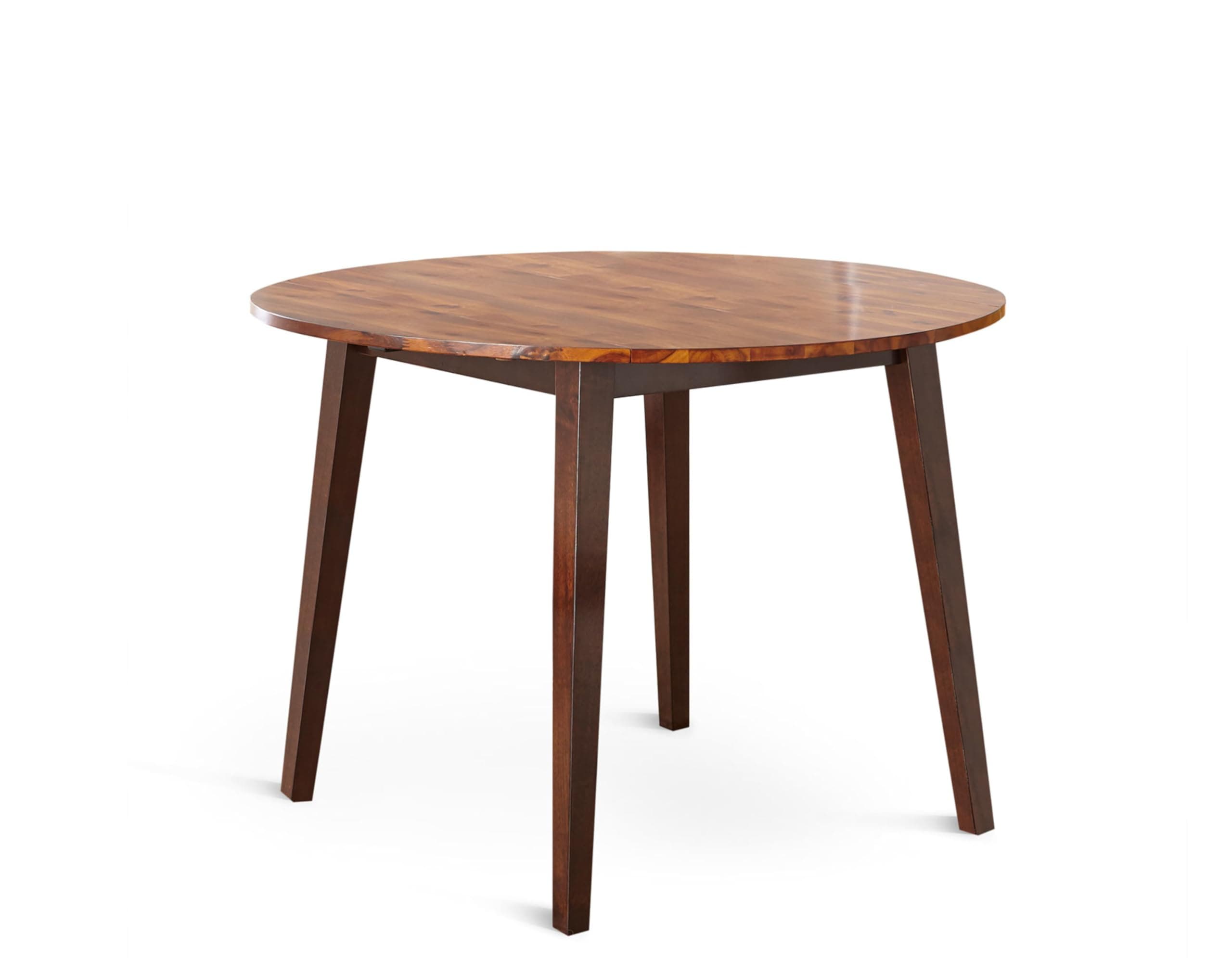 Steve Silver Company Abaco Double Drop Leaf Casual Styling, Solid Wood, Unique Finish, Ideal for Small Spaces Dining Table, Red