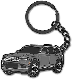 For Jeep Grand Cherokee Keychain，For Jeep Grand Cherokee Accessories 2011-2022，metal Keychain
