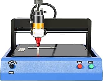 Electric Metal Marking Machine, 400W Metal Engraving Machine, Dot Peen Marking Machine for Industrial Nameplate Dog tag Steel ID Card, Marking Depth 0.05mm-1mm 110V