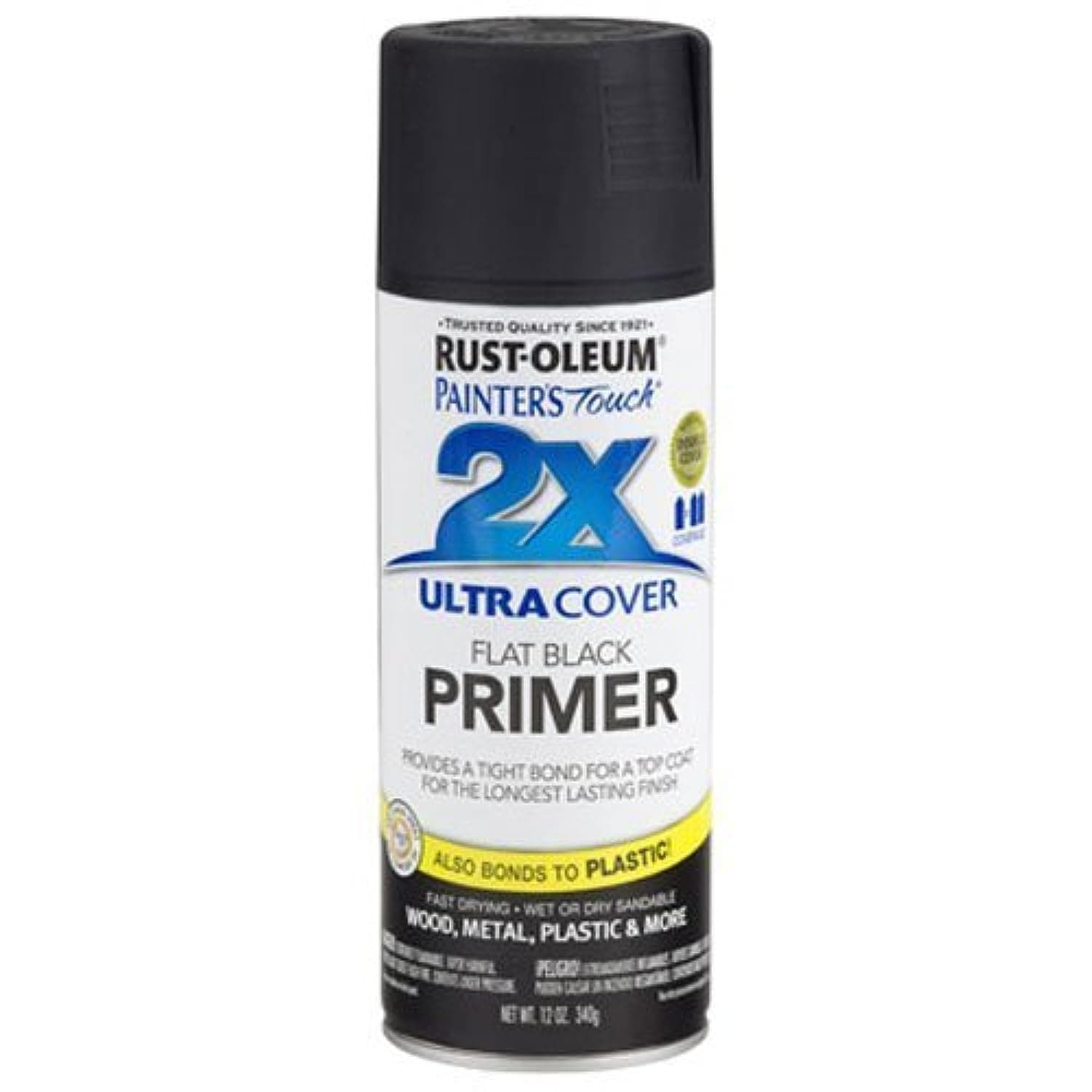 Painter's Touch 2X Flat Black Primer Spray Paint (249846)