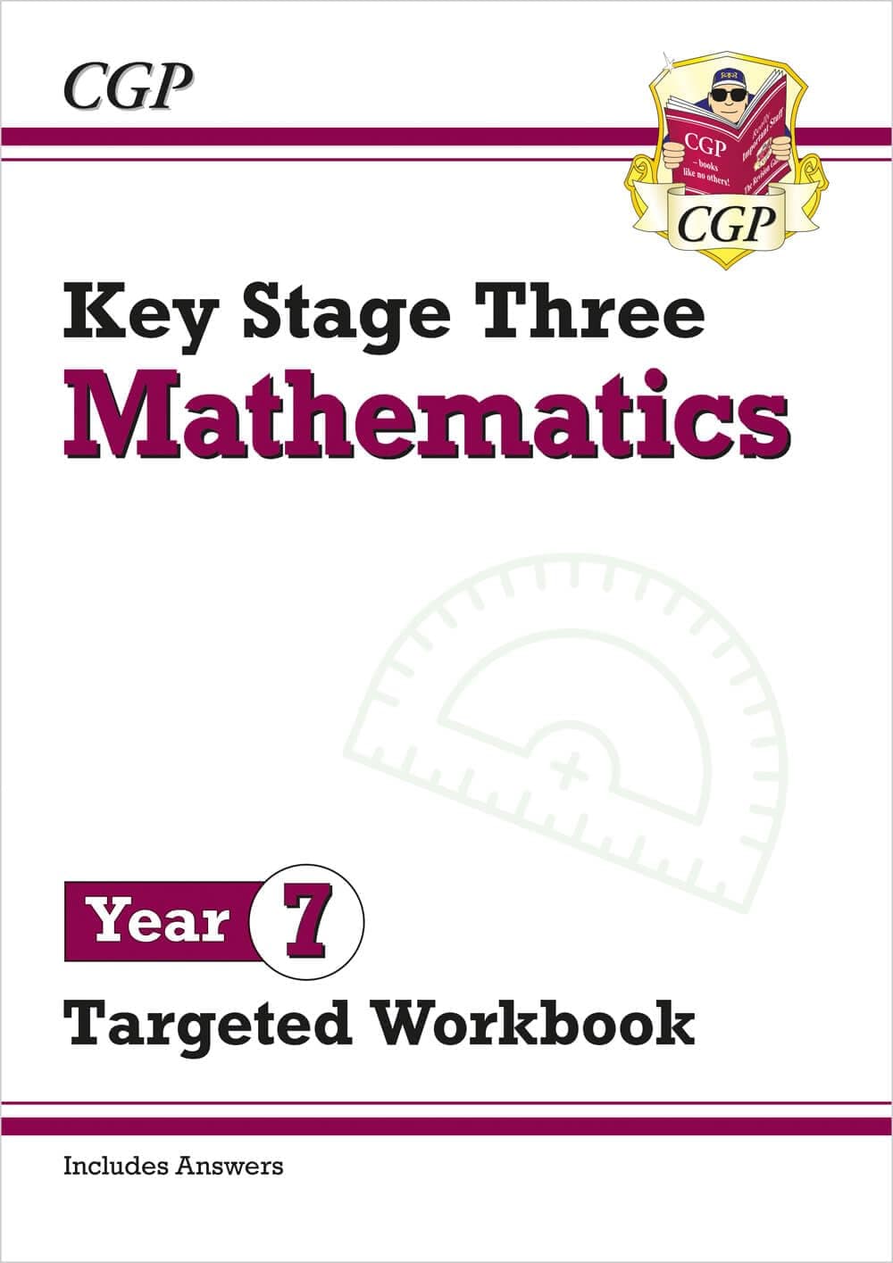 KS3 Year 7 Maths Targeted Workbook (with answers) (CGP KS3 Targeted Workbooks) Paperback – May 14, 2019