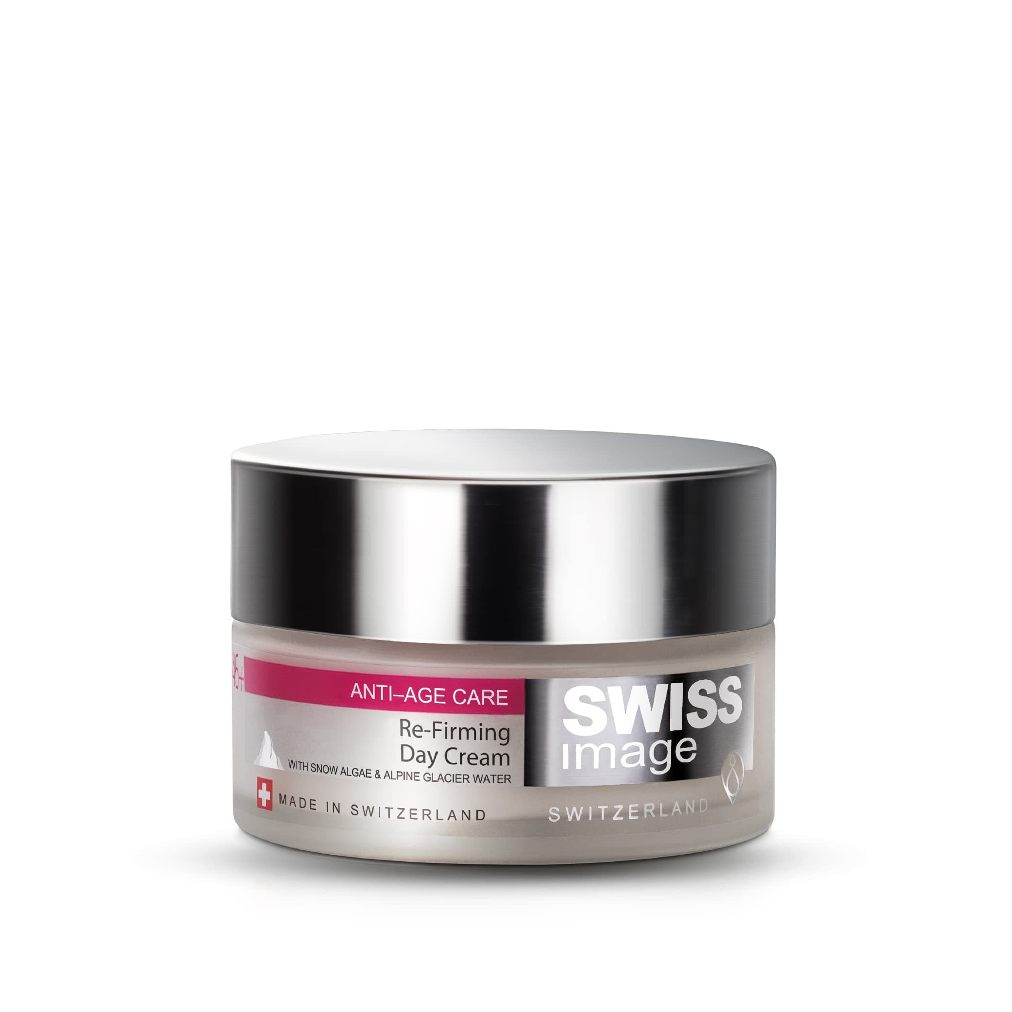 Swiss Image Anti-Age 46+ Refirming Day Cream 50 ml | Promotes Skin's Elasticity And Firmness | With Snow Algae & Alpine Glacier Water | Collagen Boosting, All Skin Types