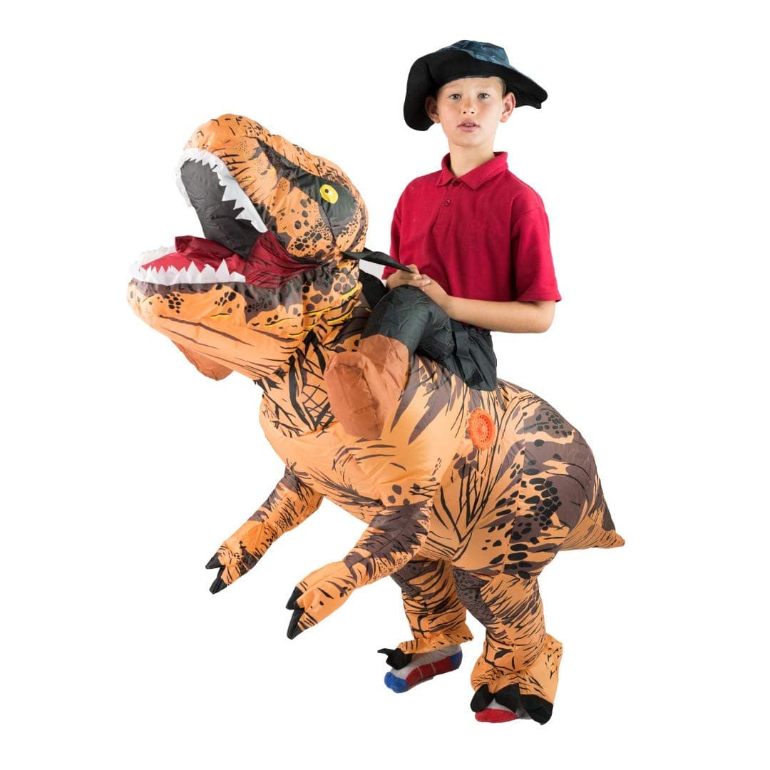 Bodysocks Fancy Dress Inflatable T-Rex Dinosaur Premium Costume for Kids