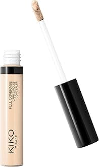 KIKO Milano Full Coverage Dark Circles Concealer 01 | High-Coverage Liquid Concealer For The Face And Eye Area