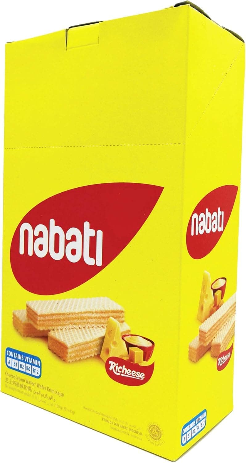 Richeese Nabati Cheese Wafer 8g (20 Piece)