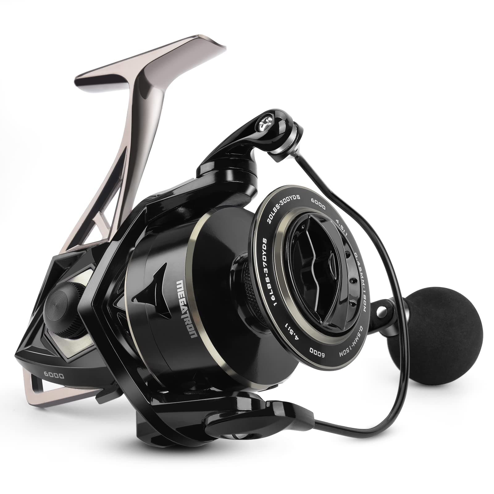 Megatron Spinning Fishing Reel,Size 6000