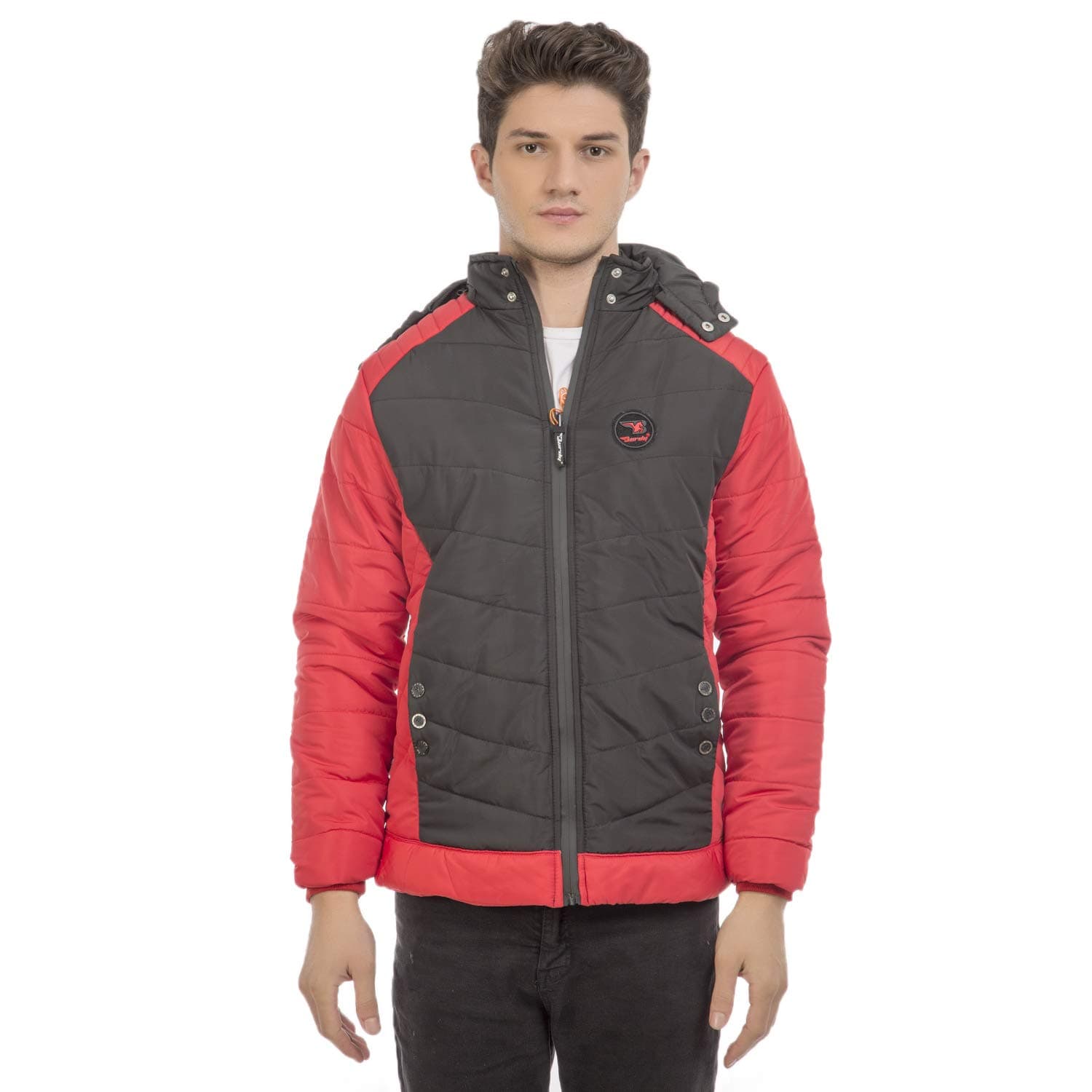 Nomkler full sleeve solid men's fancy Black color jacket