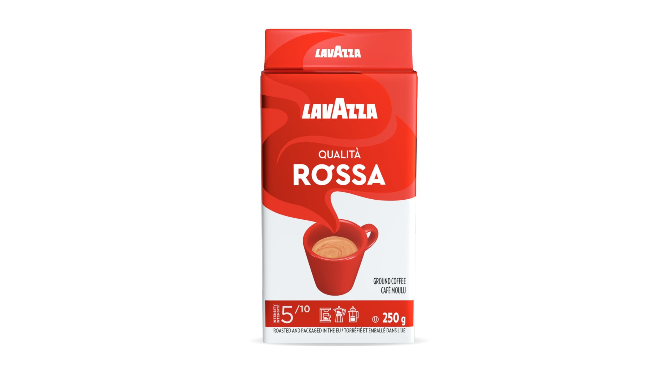 LAVAZZA Qualita Rossa Brick Coffee, 8.8 OZ