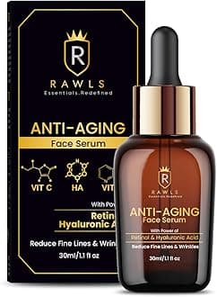 Face Serum for Glowing Skin,30ML|Anti-Aging Serum with Retinol,Hyaluronic Acid & Vitamin C|Reduces Fine Lines,Wrinkles & Boosts Collagen|Lightweight & Non-Sticky|For Women & Men|All Skin Types